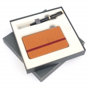  Set stilou Parker IM Royal negru personalizat + agenda